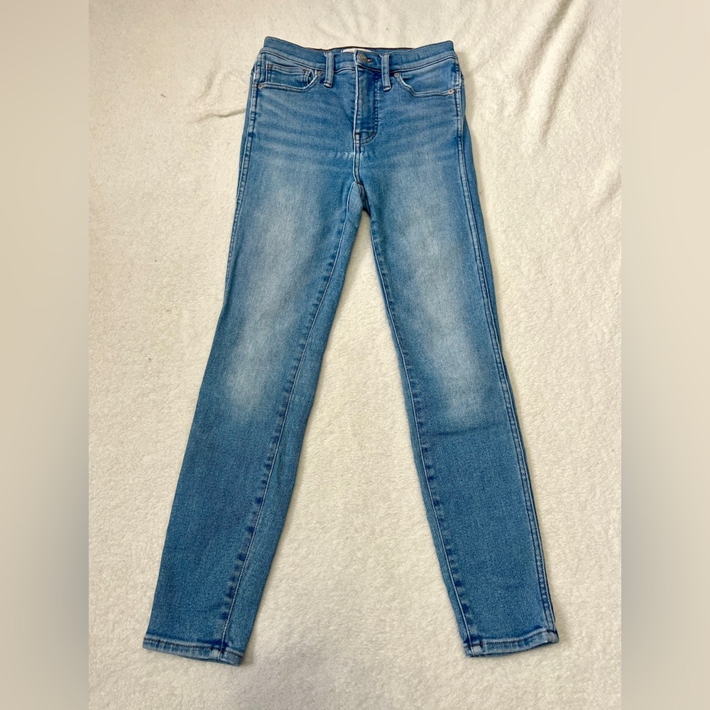 Madewell 10" High Rise Skinny Crop Jean - Size 25 - Picture 2 of 15